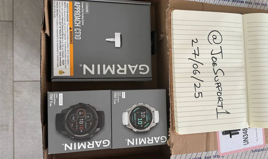 Garmin Order Success